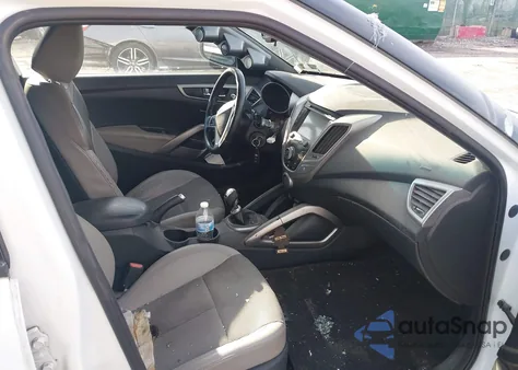 2013 Hyundai Veloster Base W/Gray из США, поврежденный, VIN KMHTC6ADXDU180316